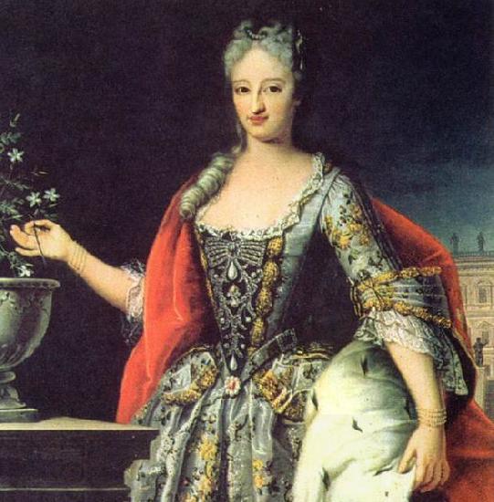 unknow artist Pfalzgrafin Anna Christine Luise von Sulzbach (1704-1723), Herzogin von Savoyen